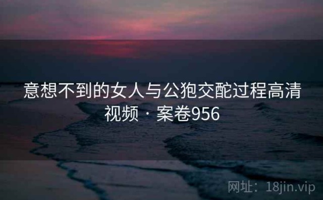 意想不到的女人与公狍交酡过程高清视频 · 案卷956