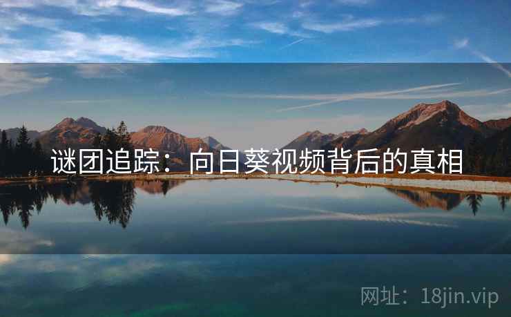 谜团追踪：向日葵视频背后的真相